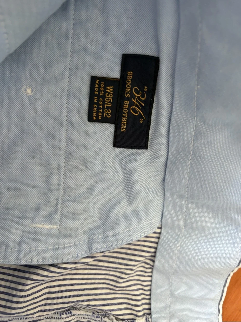 Brooks Brothers  Seersucker Dress Pants,  35 - 32